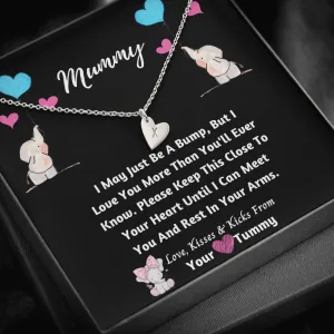 Mummy Hearts Necklace- I Love You From Your Tummy