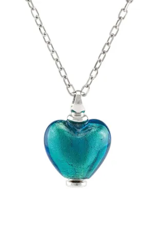 Murano Glass Heart Urn - December