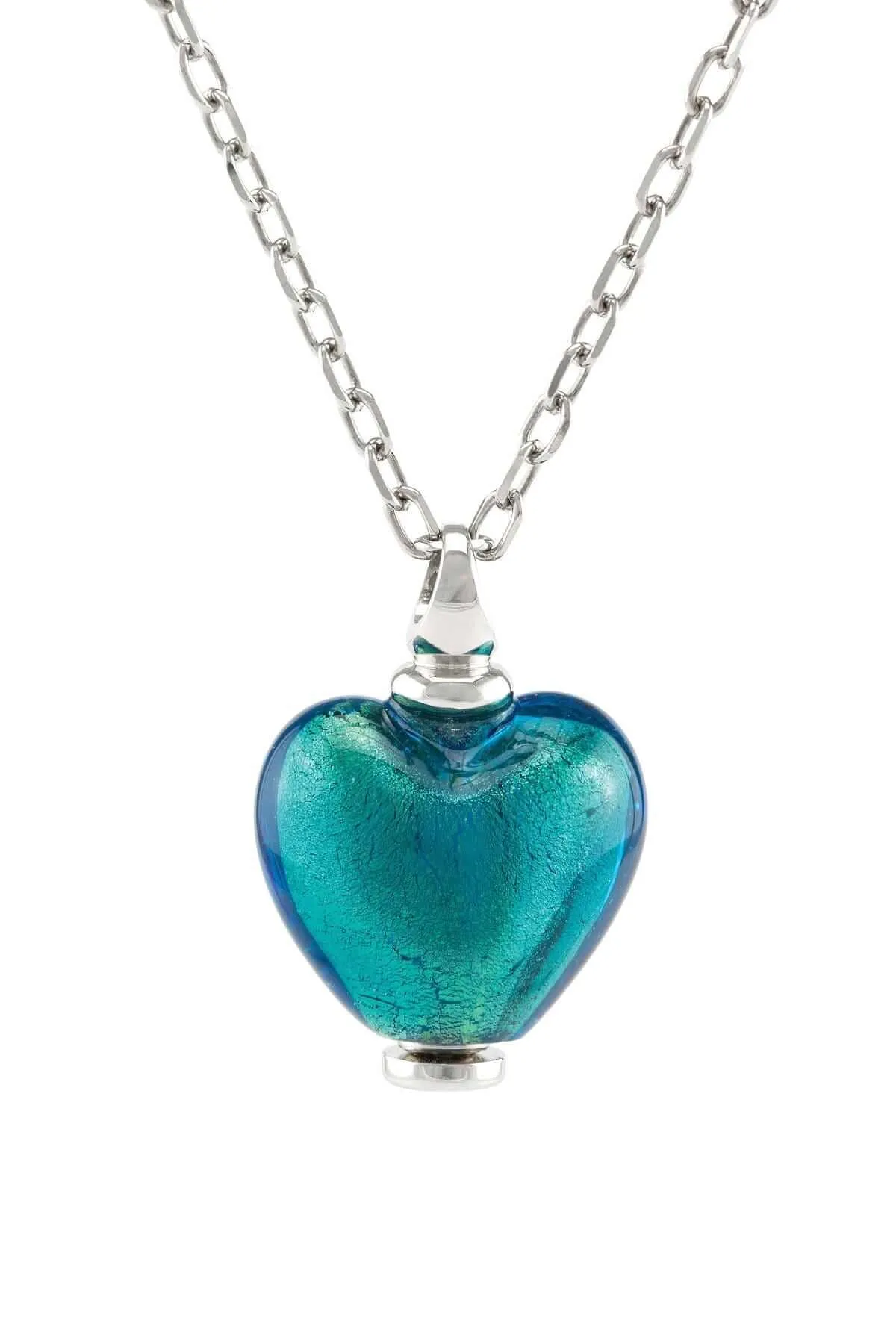 Murano Glass Heart Urn - December