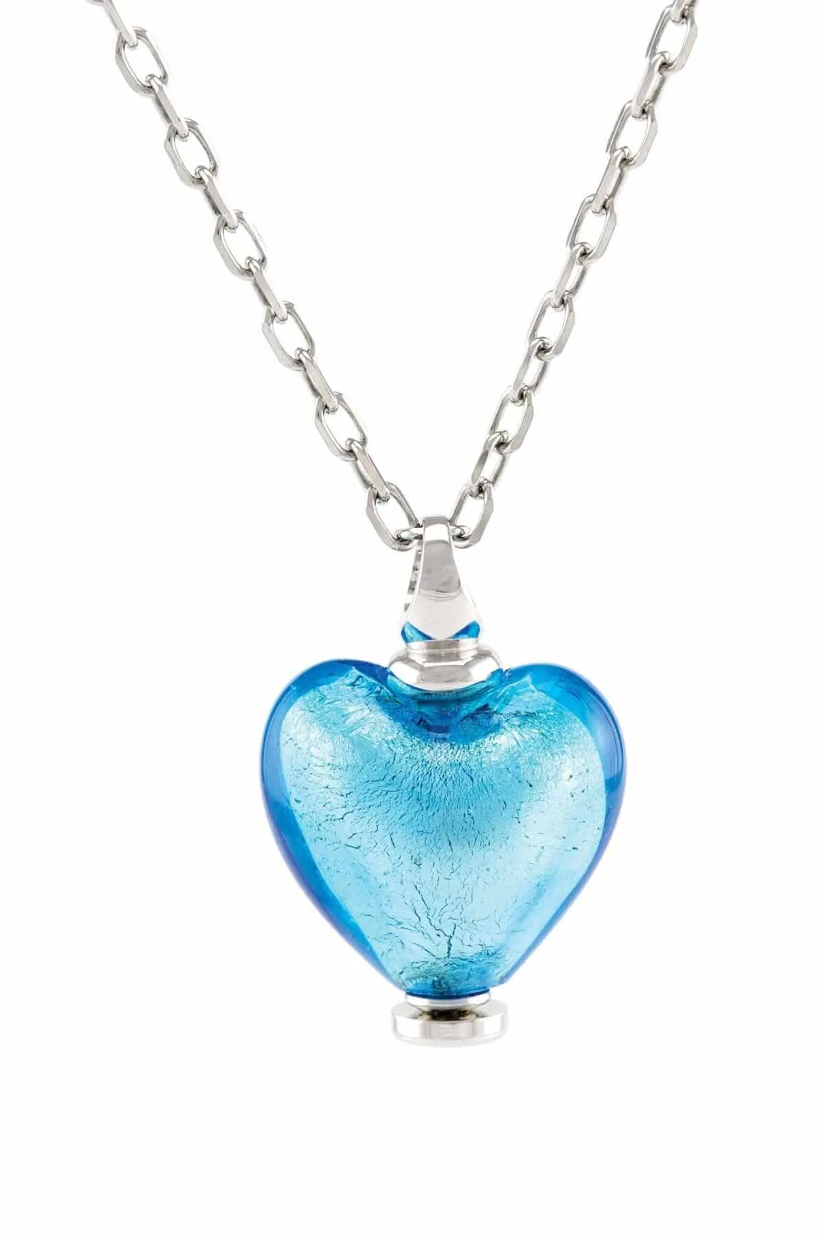 Murano Glass Heart Urn - March