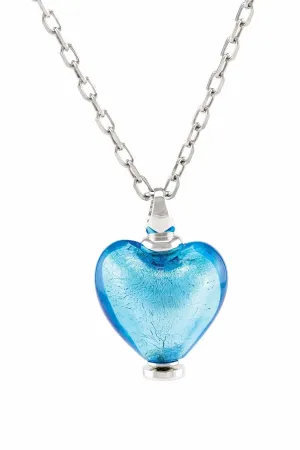 Murano Glass Heart Urn - March