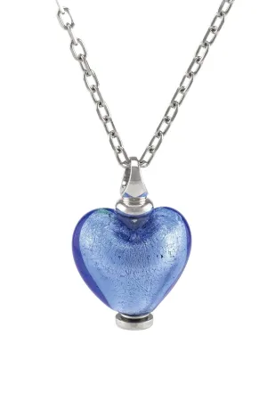 Murano Glass Heart Urn - September