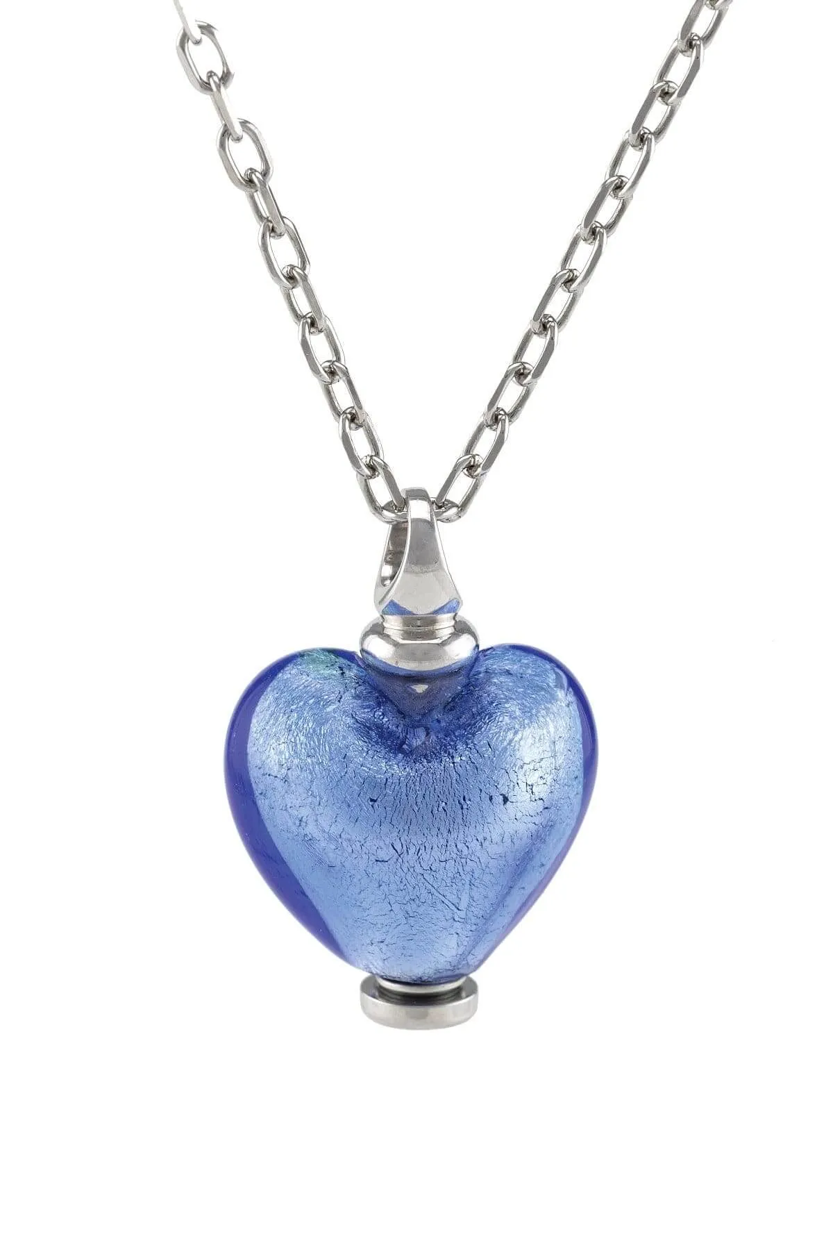 Murano Glass Heart Urn - September
