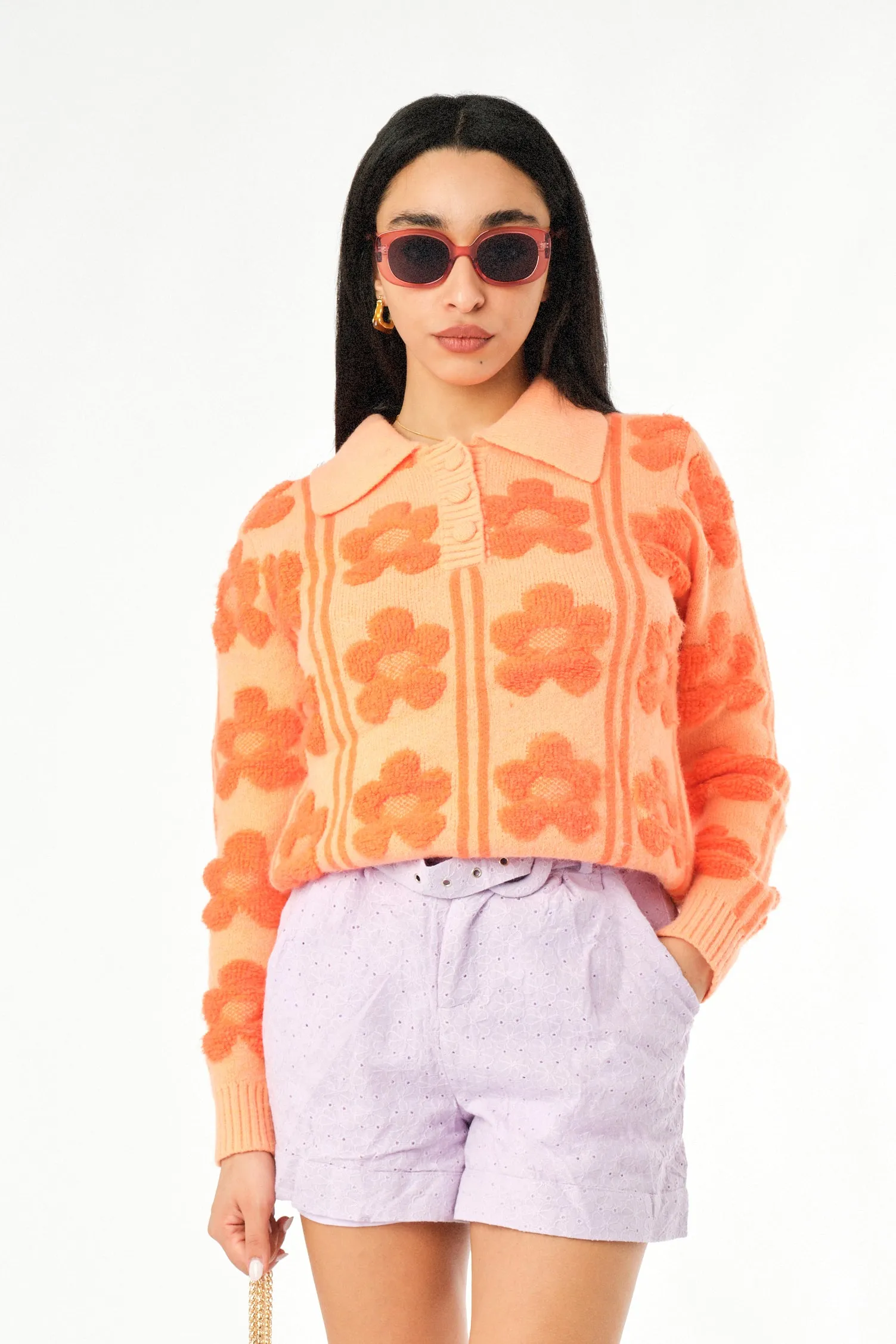 Narrow Oval Chunky Sunglasses