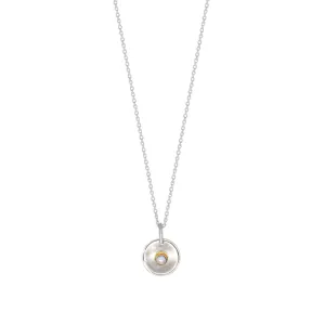 Natural Talent Birthstone Charm Necklace - June/ Pearl