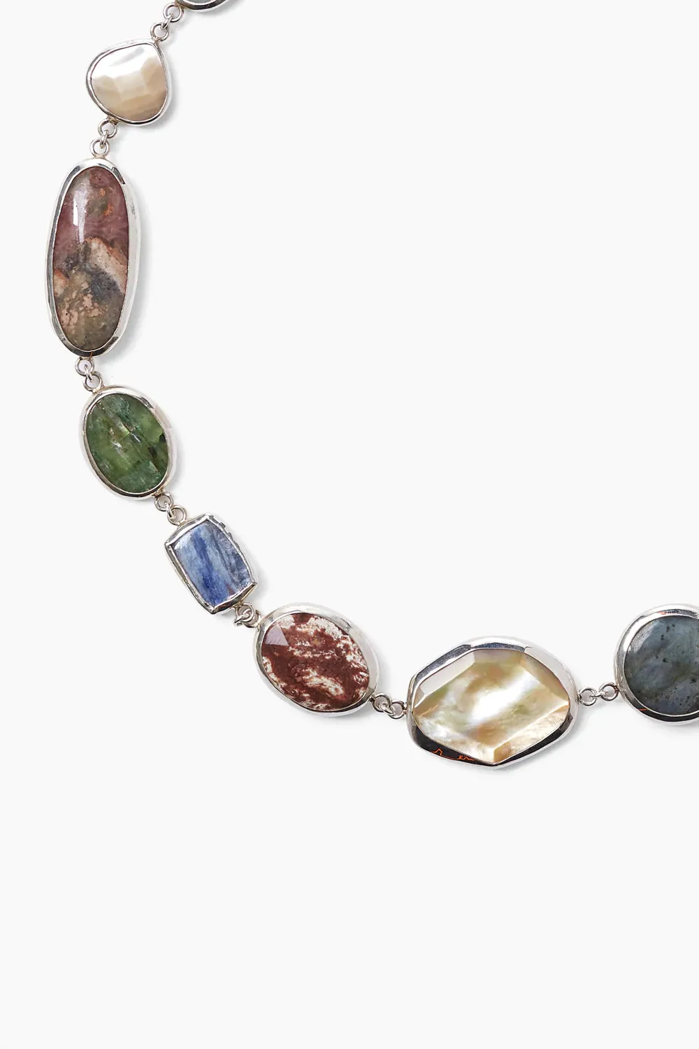 NG-14530 multi mix sardinia necklace