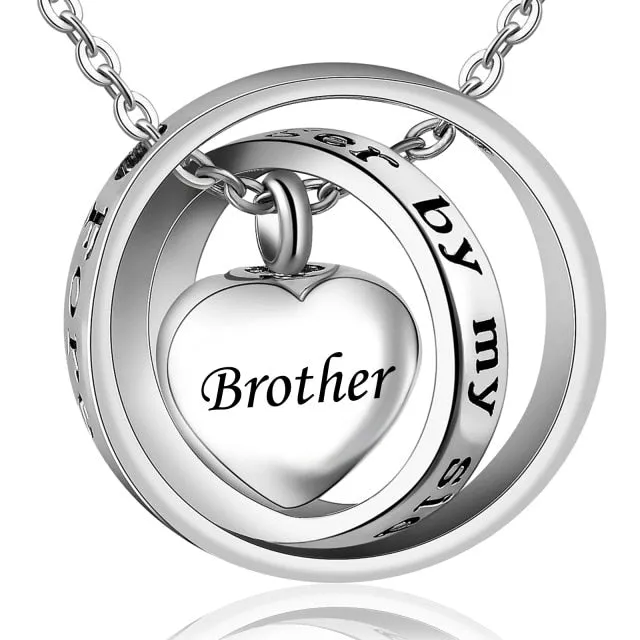 No Longer By My Side, Forever In My Heart Cremation Necklace