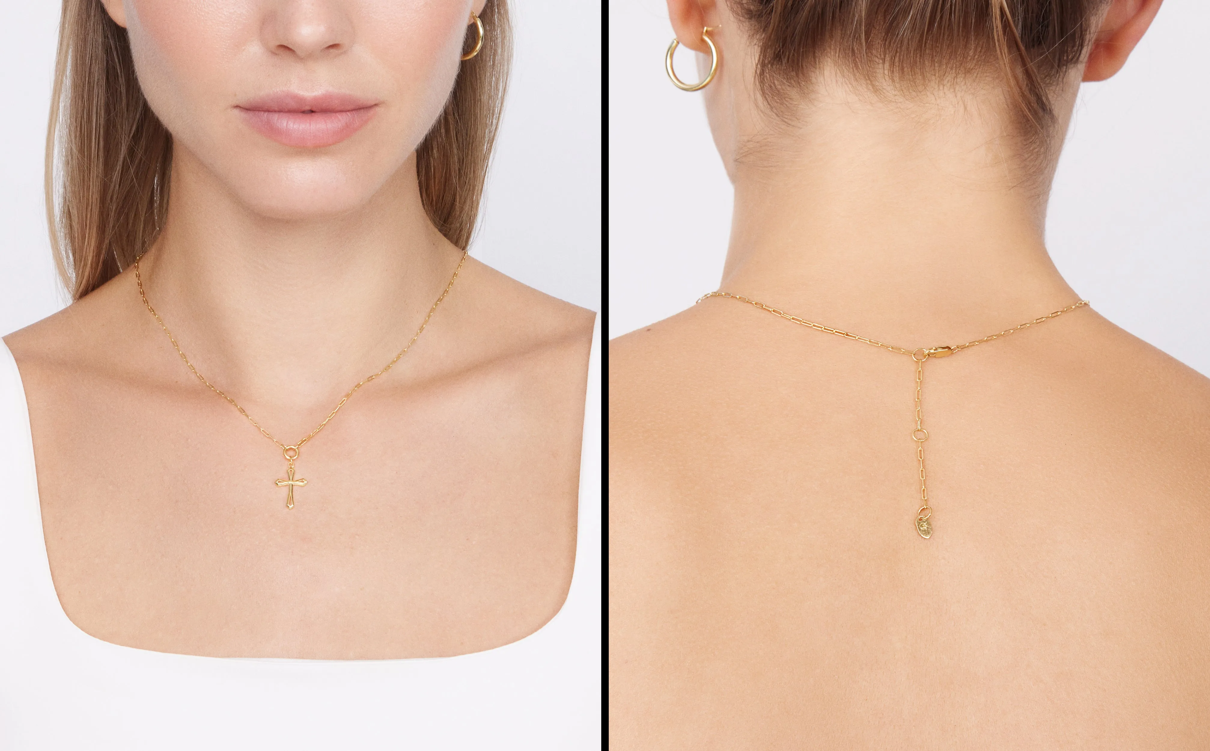 Nostalgic Cross Pendant Necklace