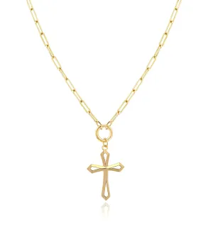 Nostalgic Cross Pendant Necklace