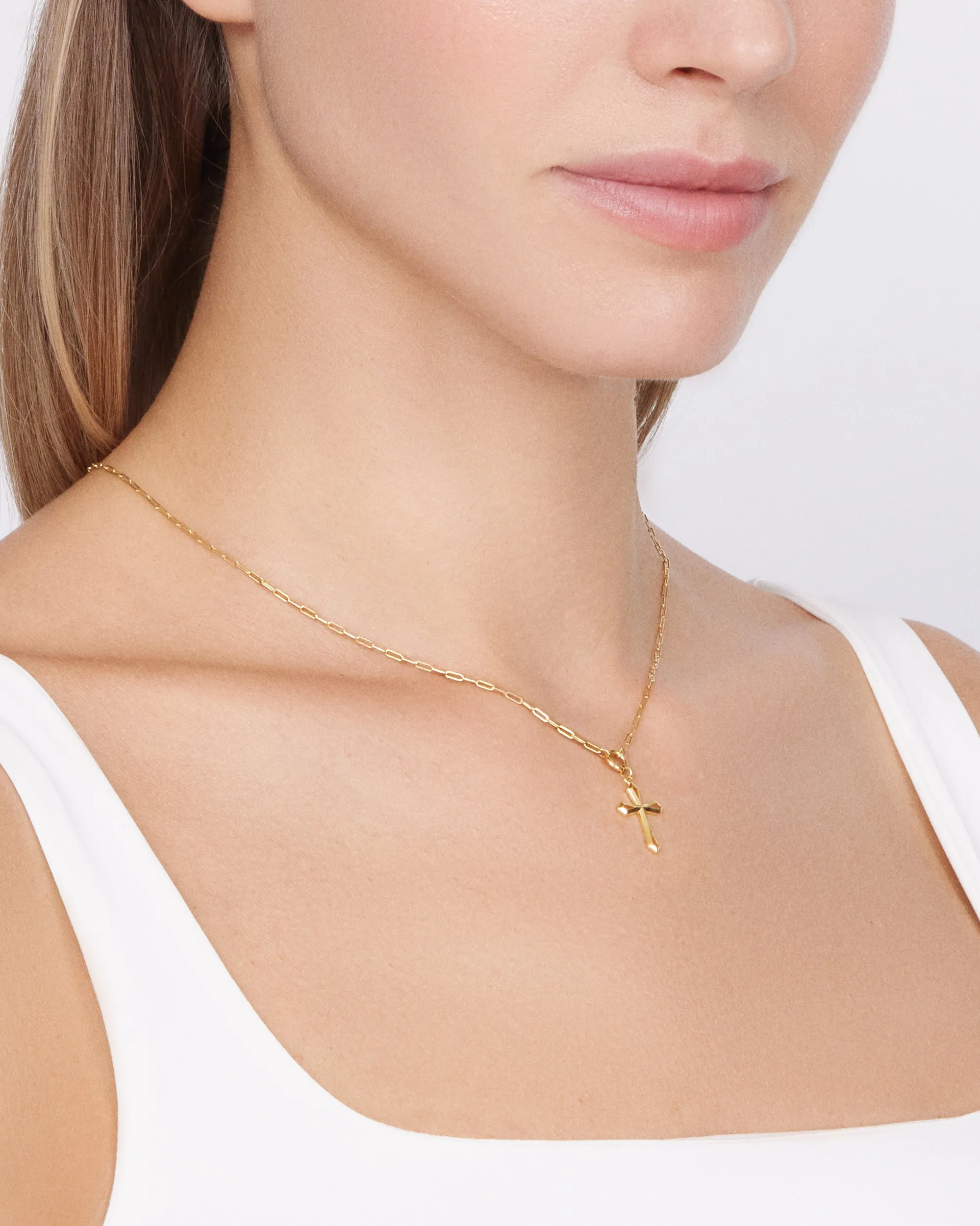 Nostalgic Cross Pendant Necklace