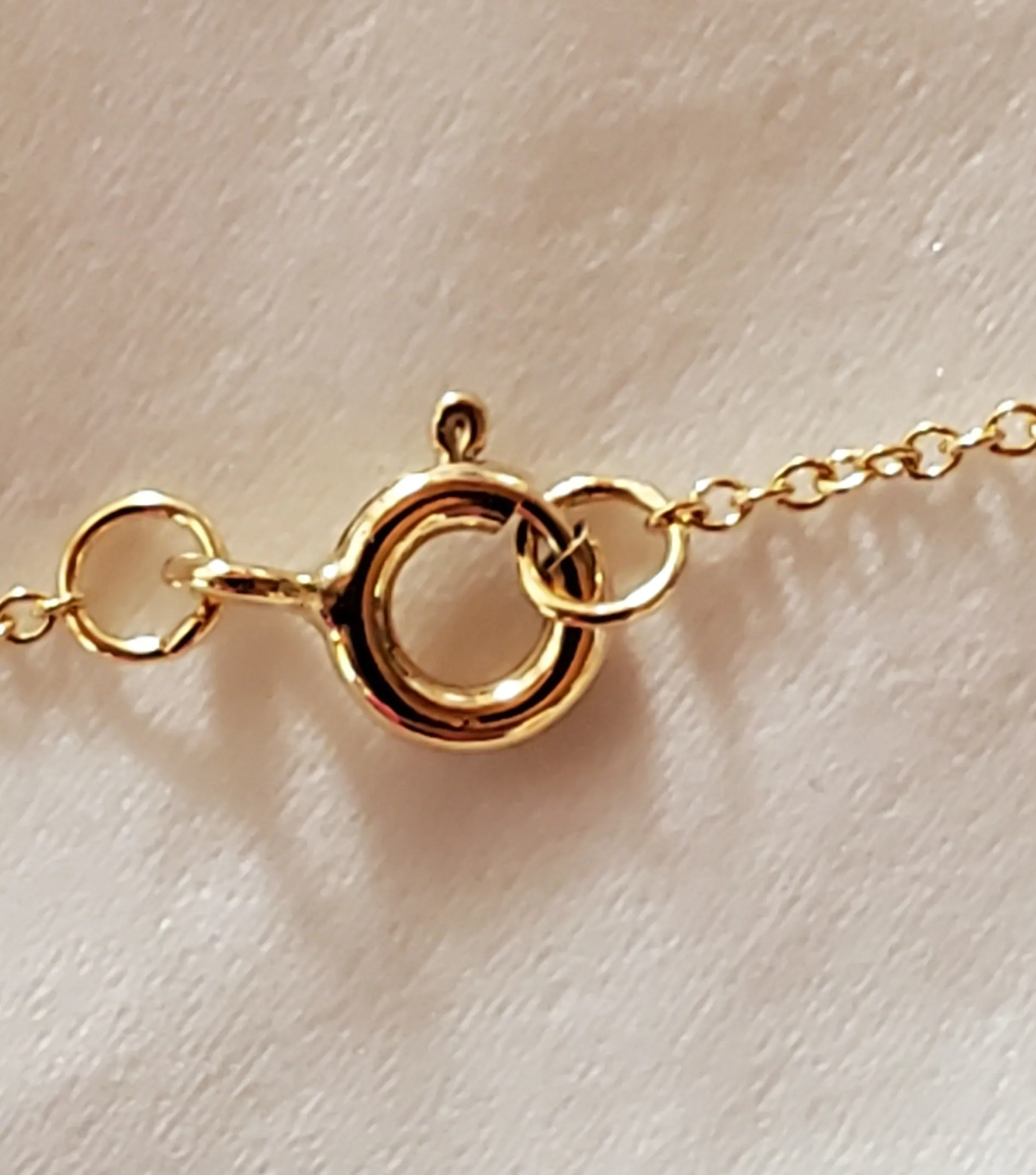 October Birthstone Gold-Filled Necklace (Opal)