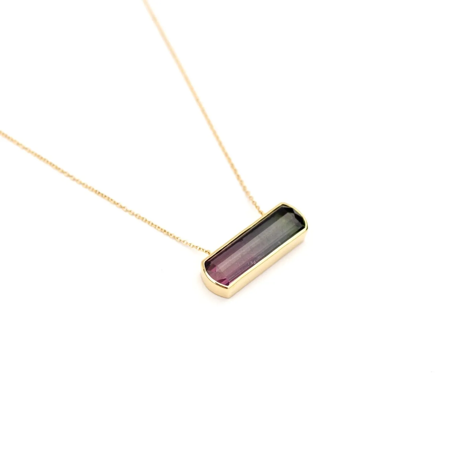 One of a Kind Watermelon Tourmaline Necklace