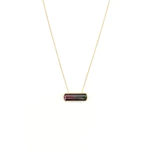 One of a Kind Watermelon Tourmaline Necklace