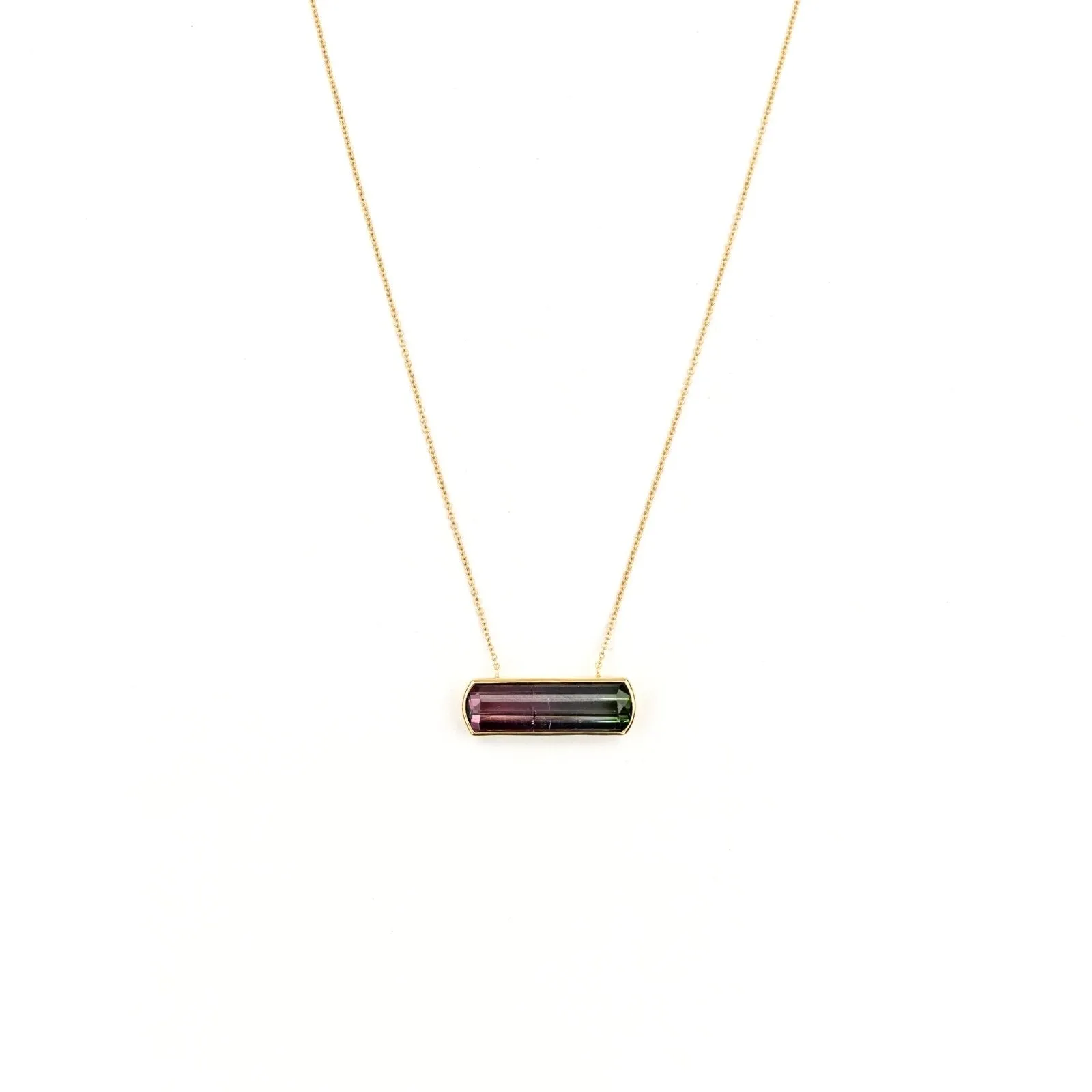 One of a Kind Watermelon Tourmaline Necklace