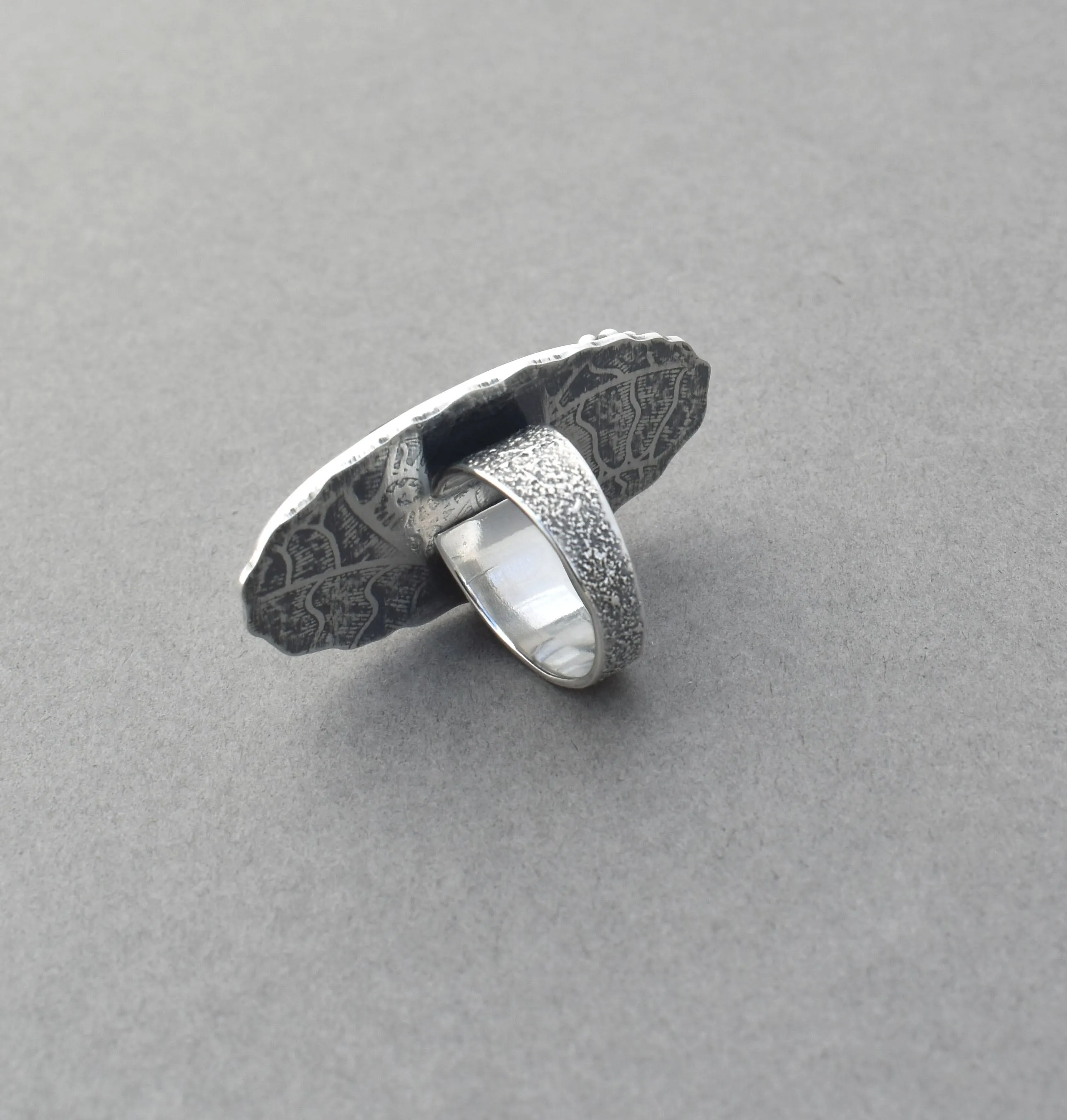 Opalized Wood Ring. Size 8.