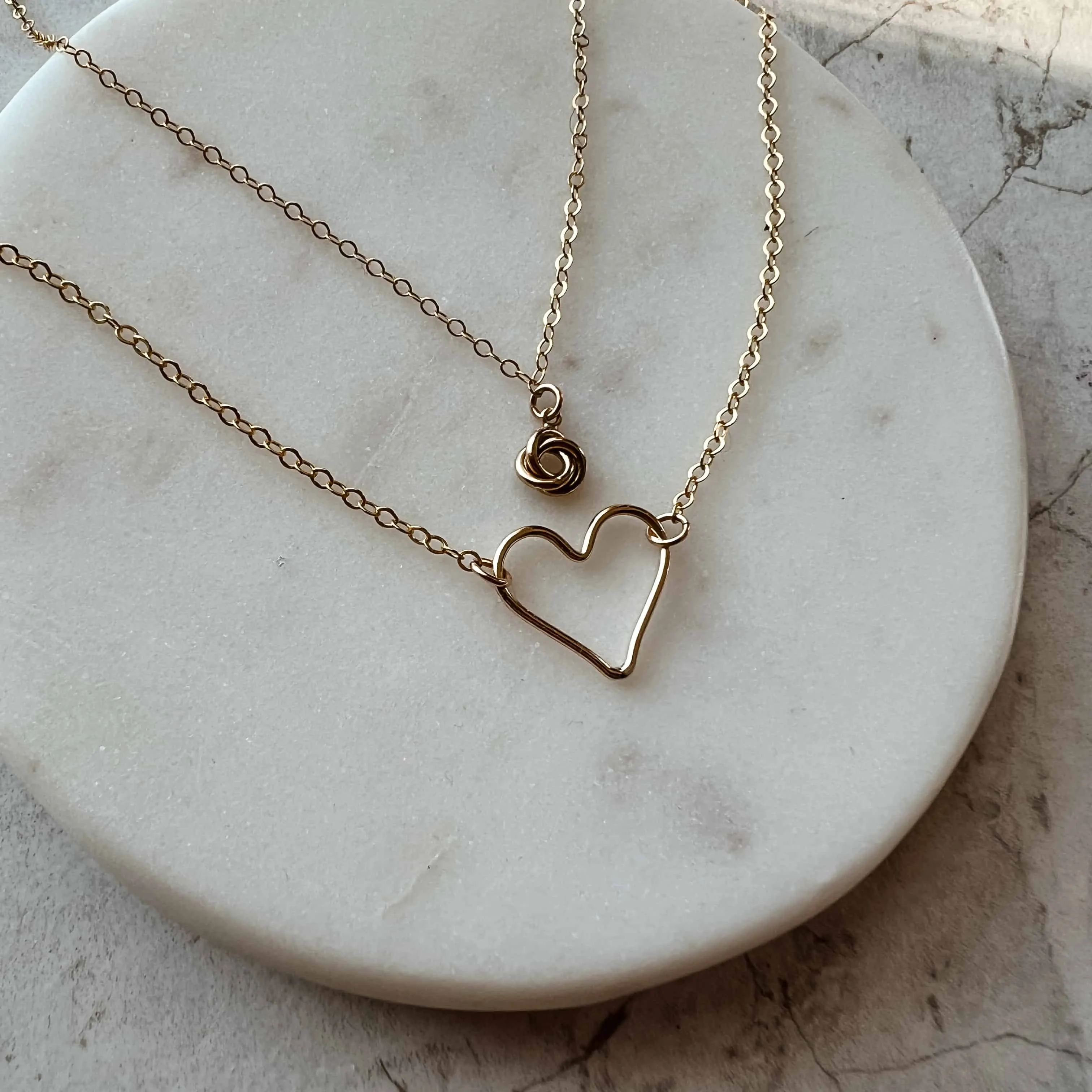 Open Heart Necklace