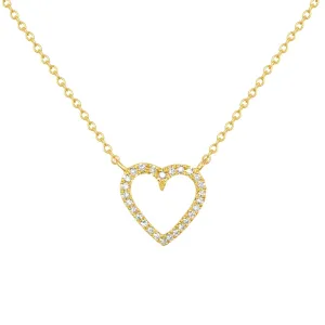 Open Heart Necklace