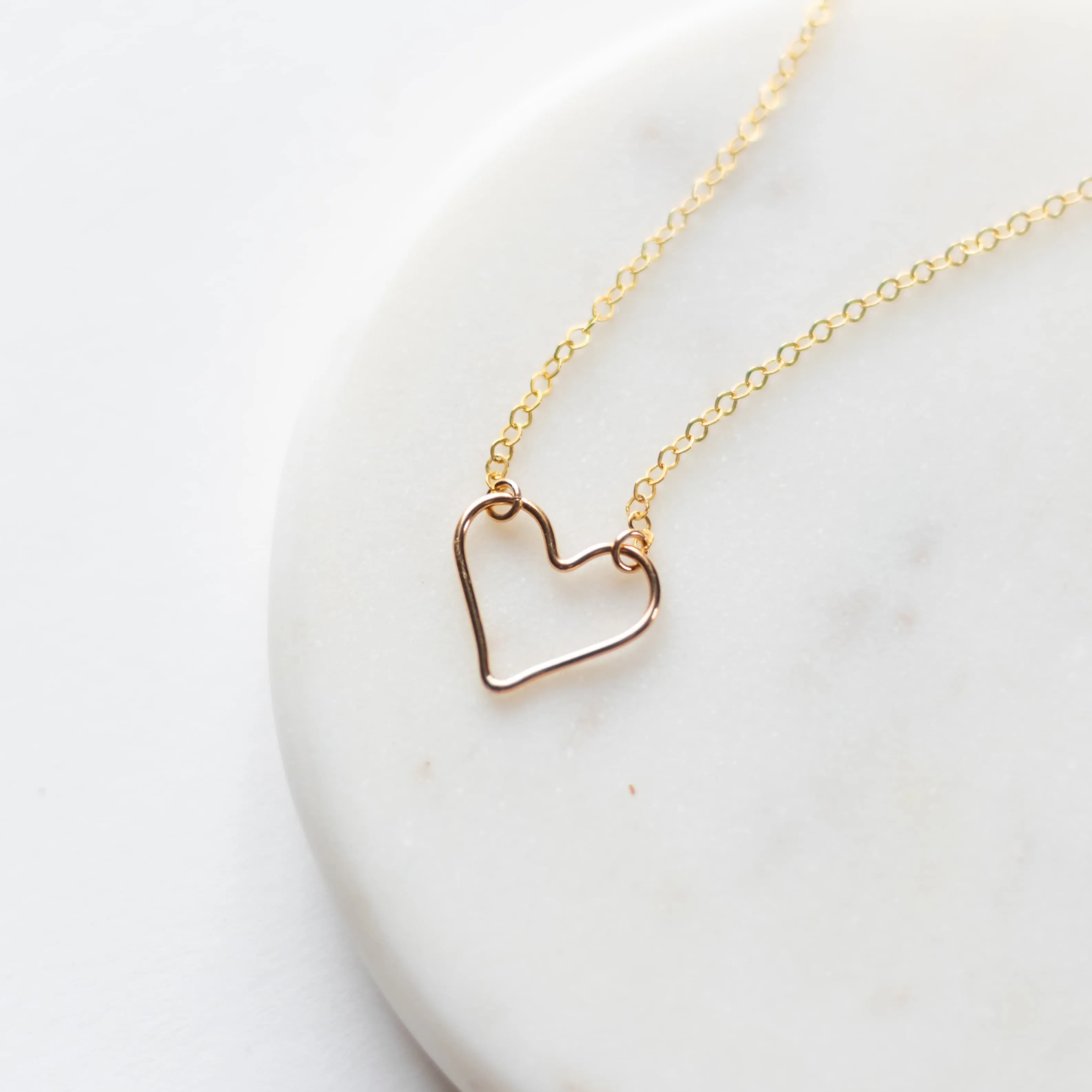 Open Heart Necklace