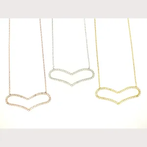 Open Heart Necklace