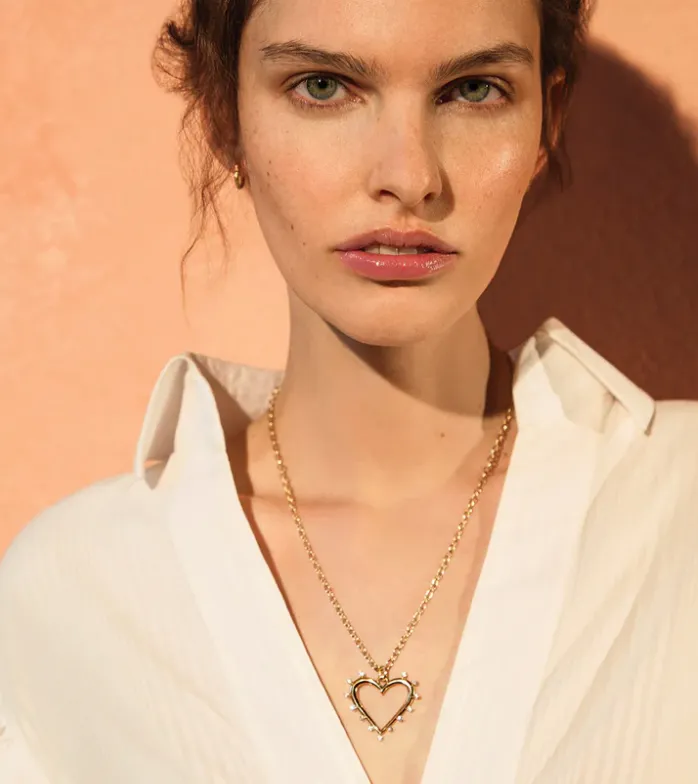 Open Heart Necklace