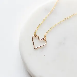 Open Heart Necklace