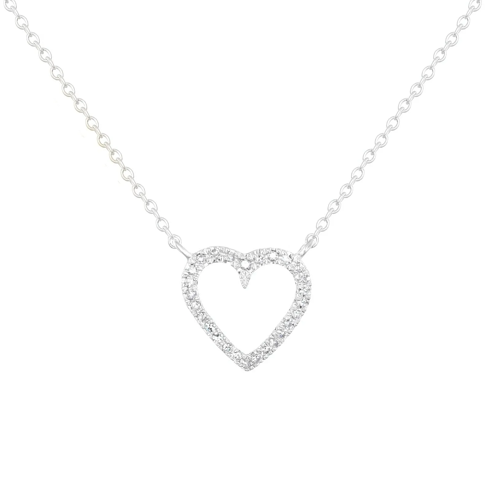 Open Heart Necklace