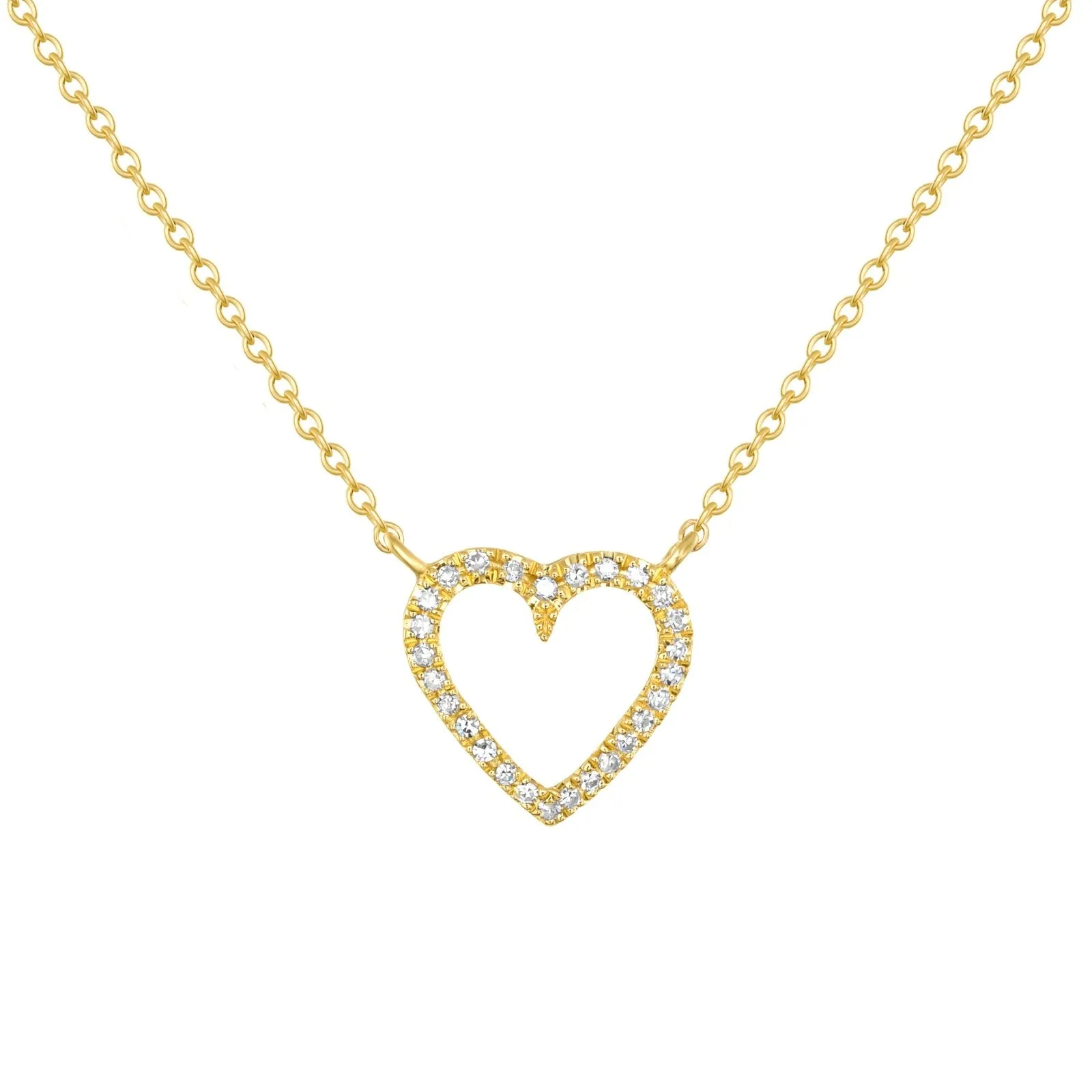 Open Heart Necklace