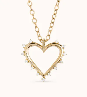 Open Heart Necklace