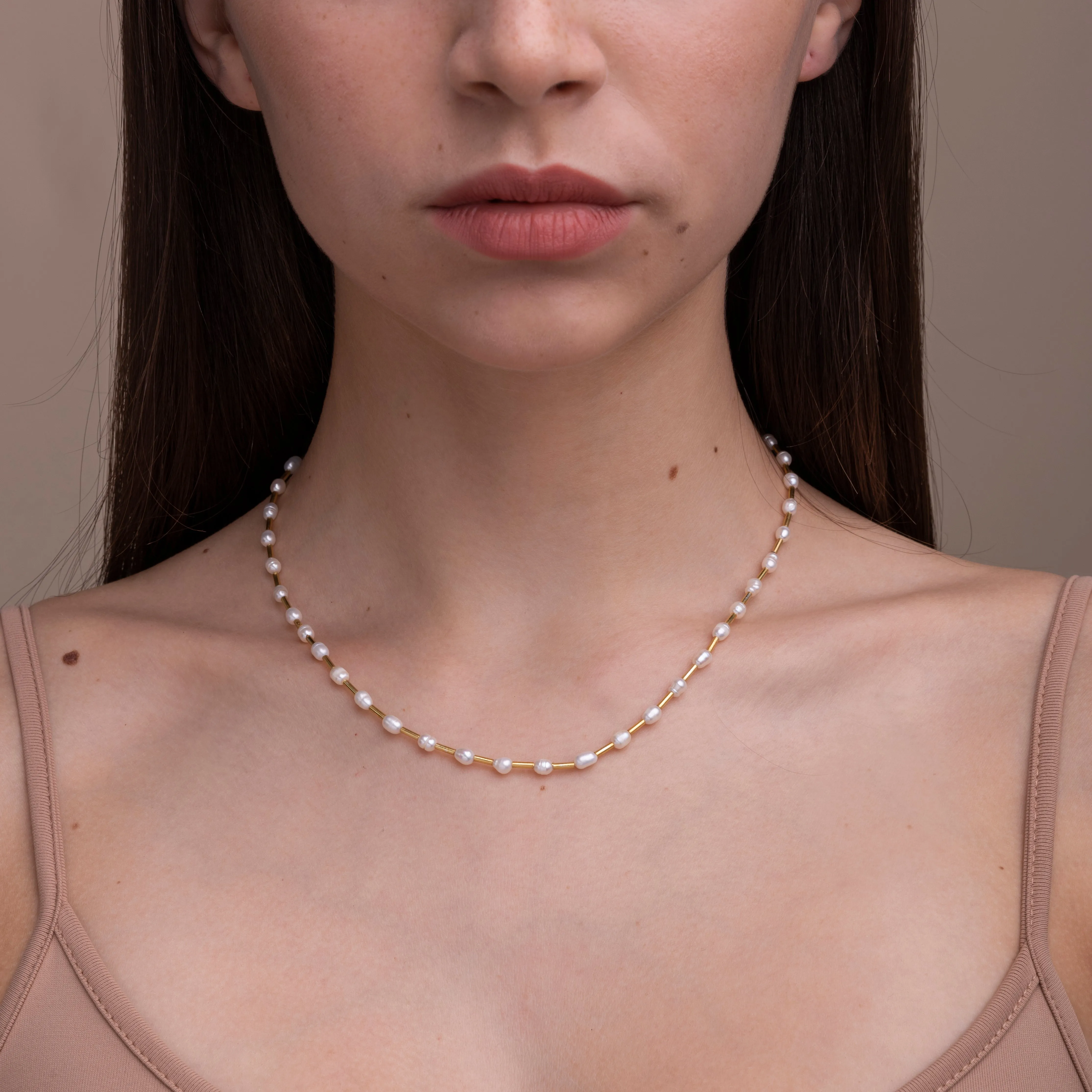 Organic Pearl Necklace