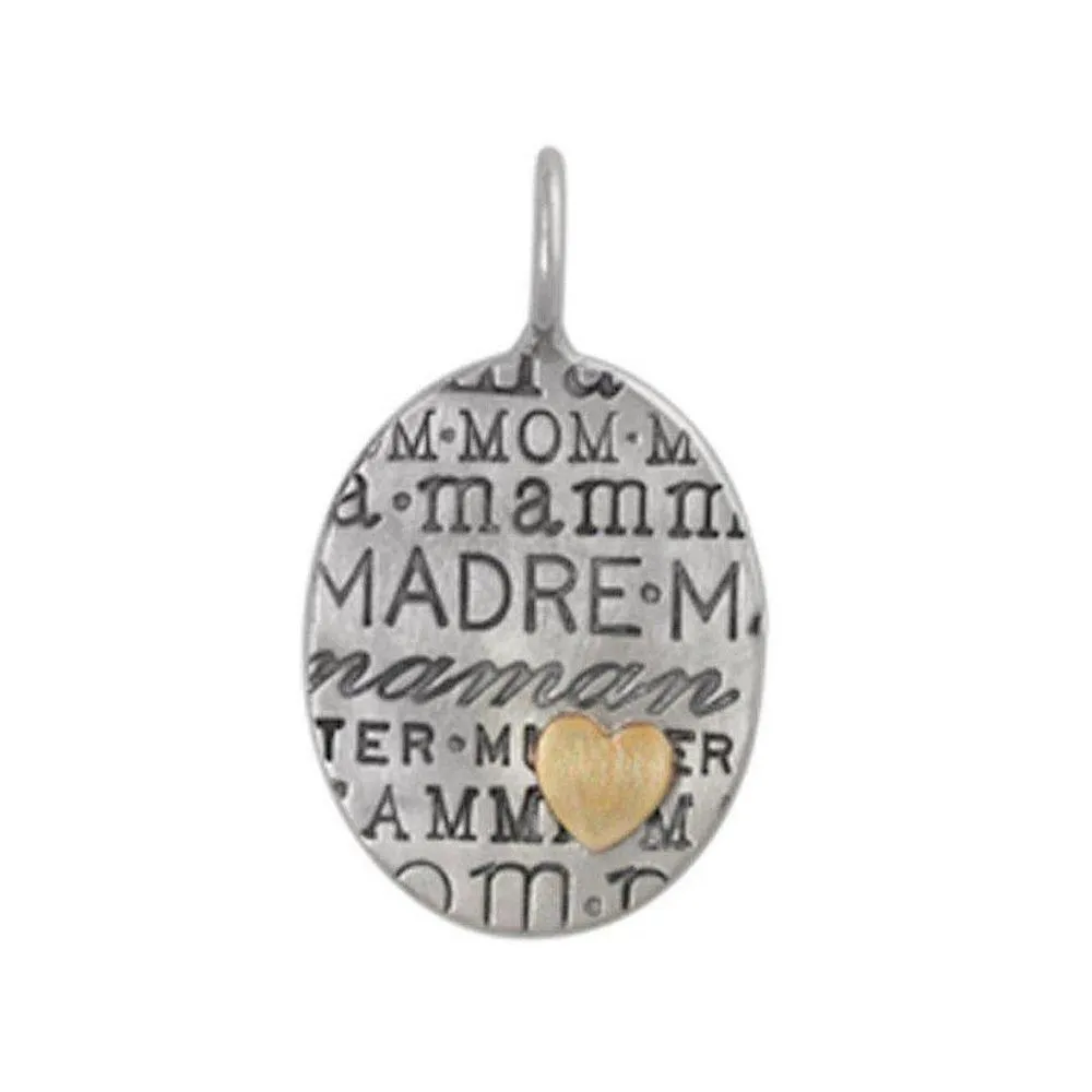 Oval Mother, Mama, Madre Pendant