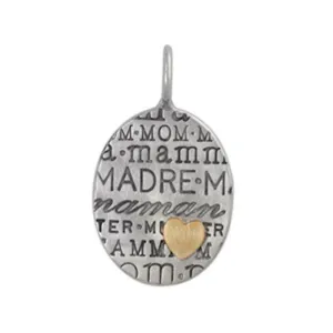 Oval Mother, Mama, Madre Pendant