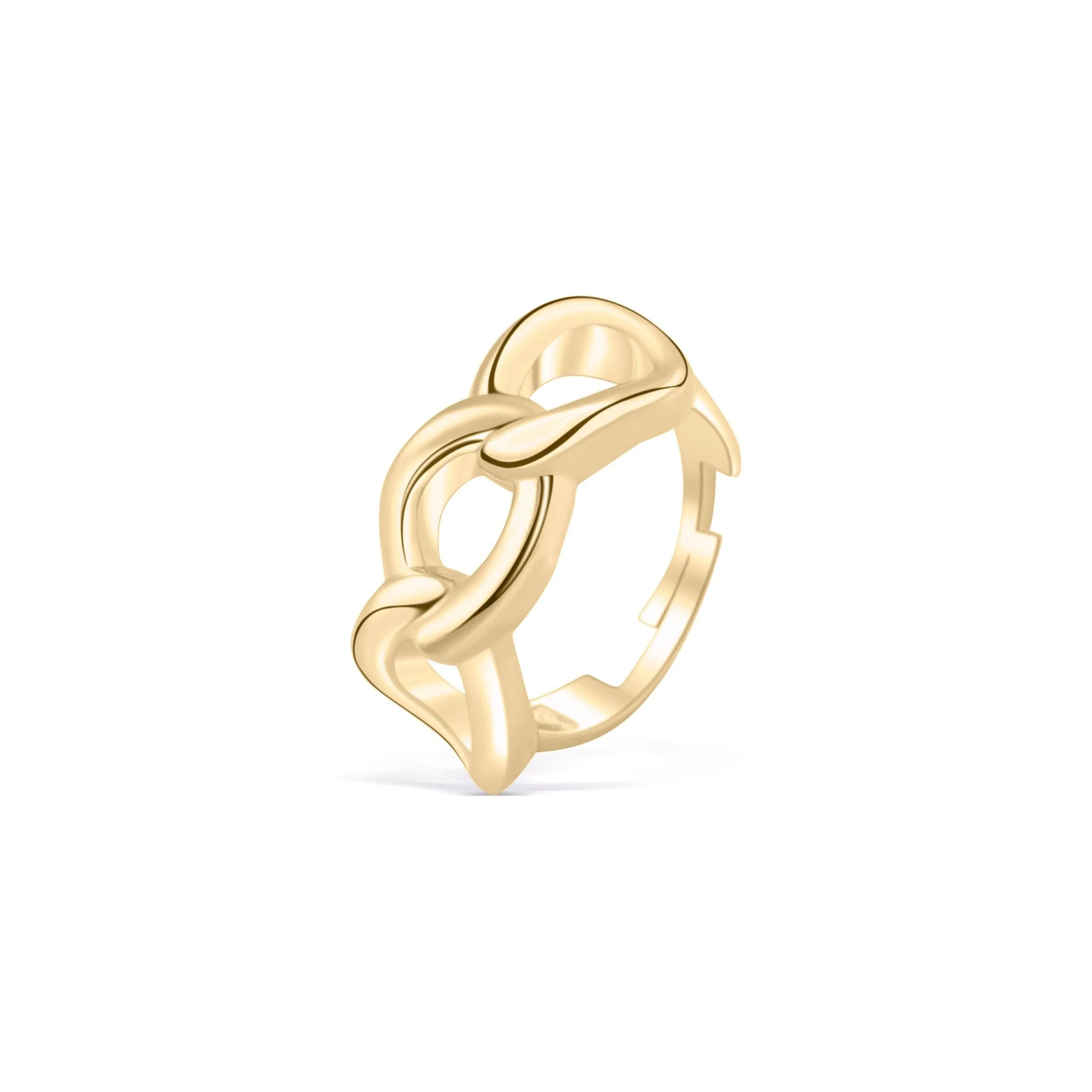 Oversize Chain Ring - 18K Gold Vermeil