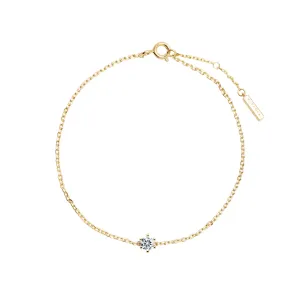 P D PAOLA | White Solitary Bracelet