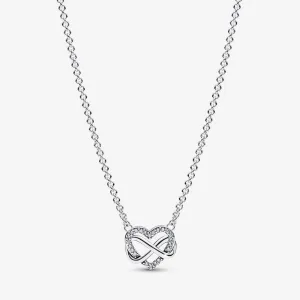 Pandora Sparkling Infinity Heart Collier Necklace