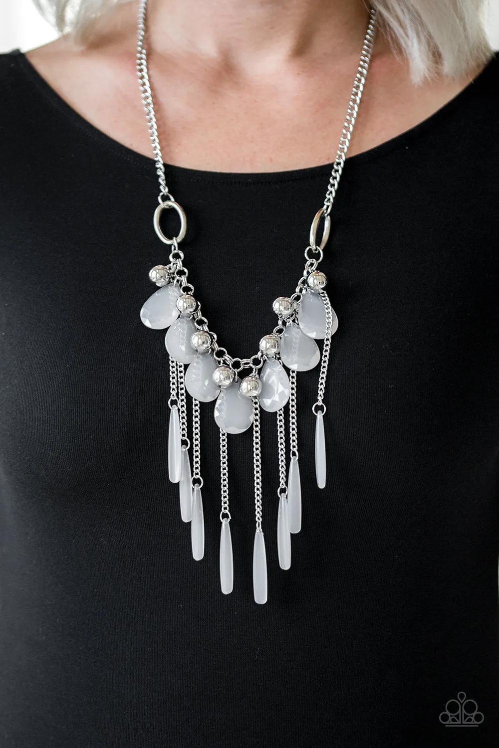 Paparazzi - Roaring Riviera - Silver Necklace