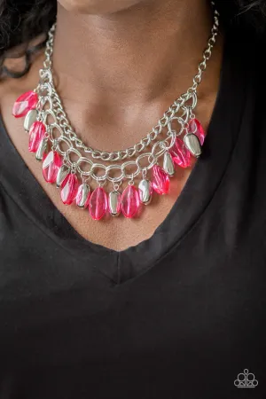 Paparazzi - Spring Daydream - Pink Necklace - Paparazzi Accessories