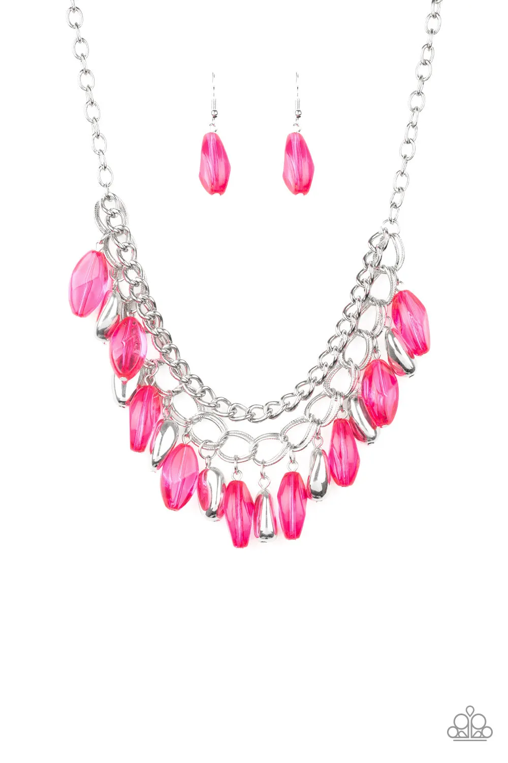 Paparazzi - Spring Daydream - Pink Necklace - Paparazzi Accessories