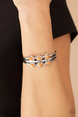 Paparazzi Tribal Triad Bracelet Orange