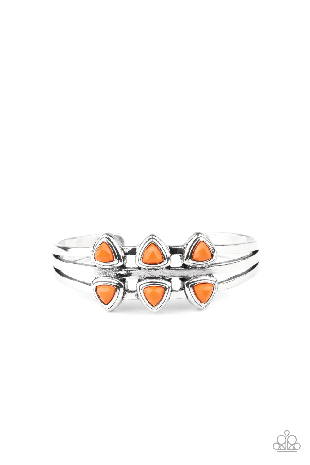 Paparazzi Tribal Triad Bracelet Orange
