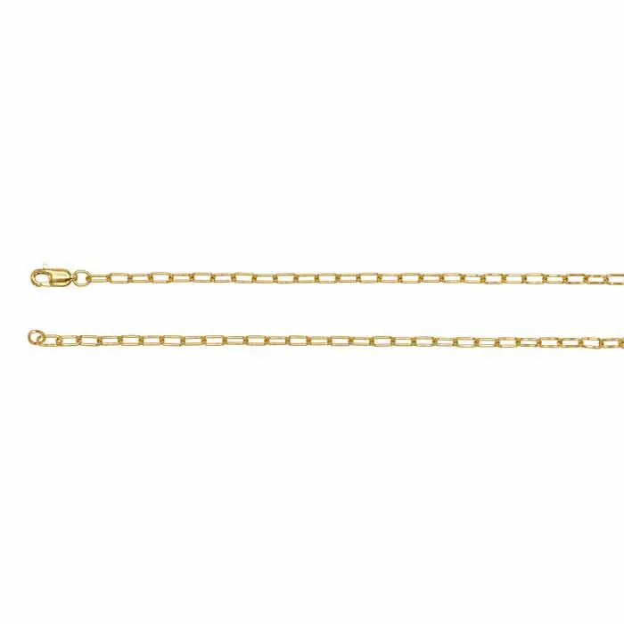 Paper Clip Chain | 20 inch | 14K Gold-Filled