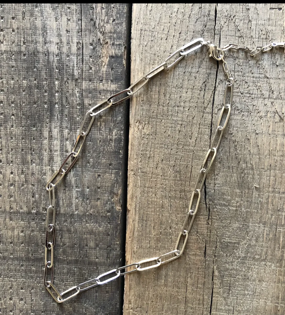 Paperclip Chain Necklace