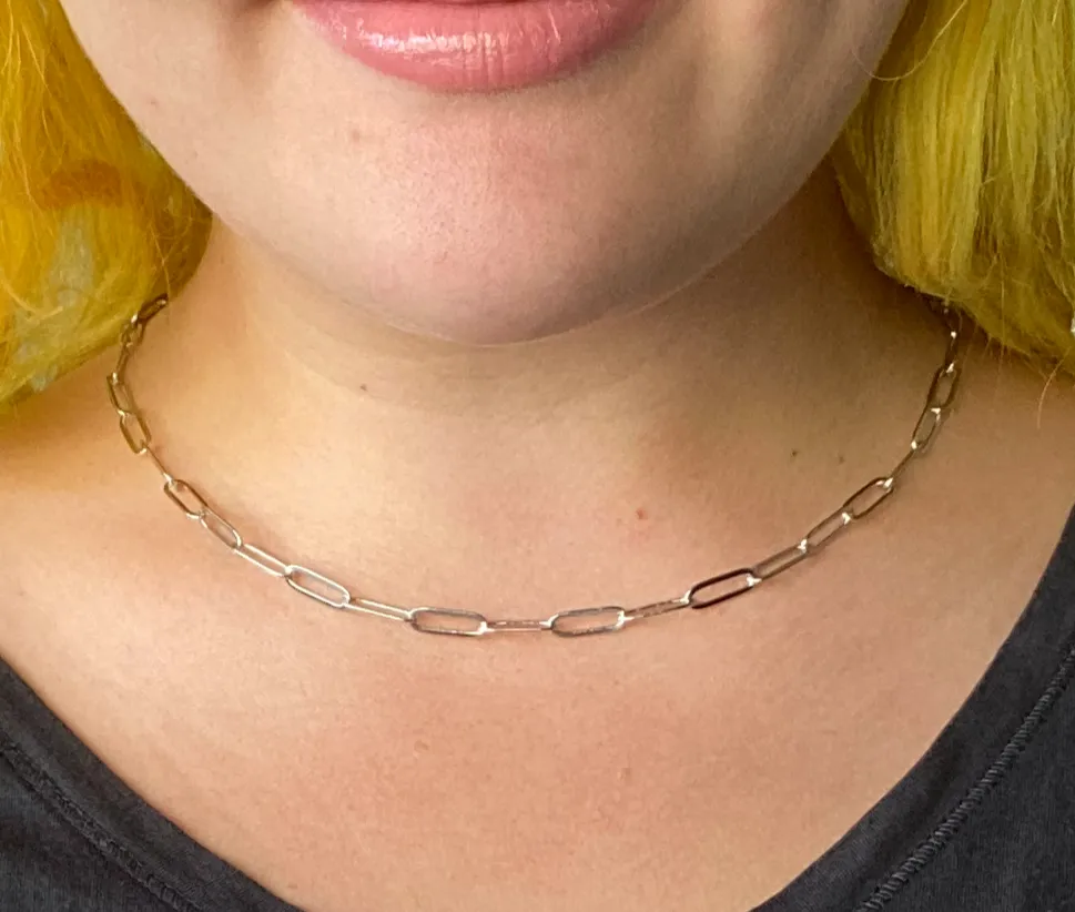 Paperclip Chain Necklace