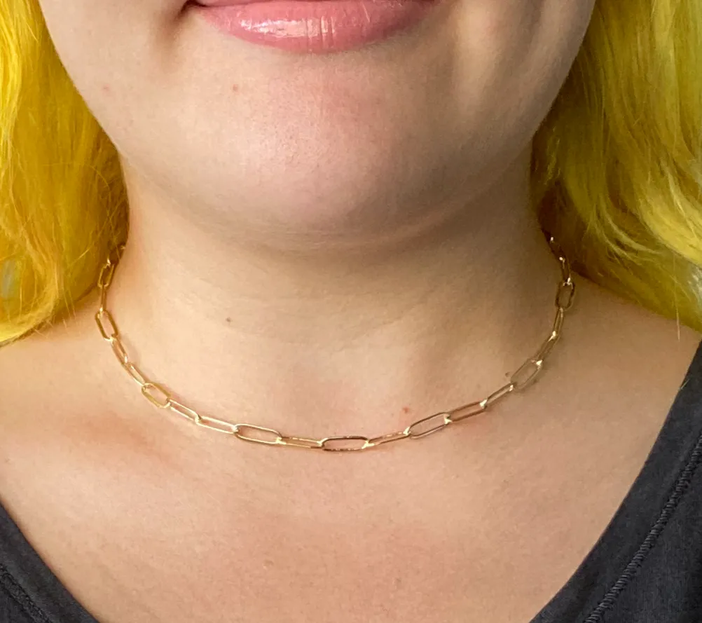 Paperclip Chain Necklace