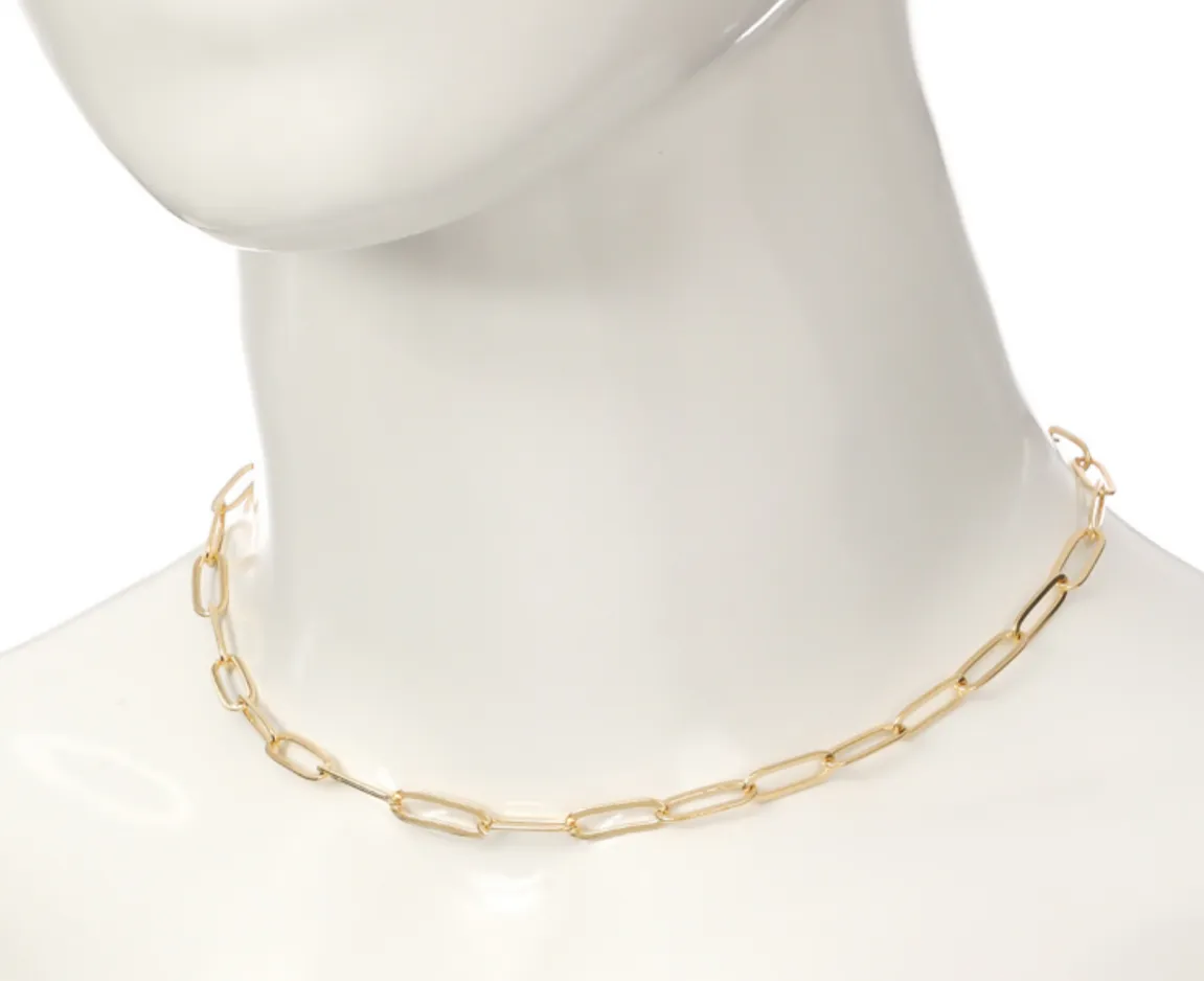 Paperclip Chain Necklace