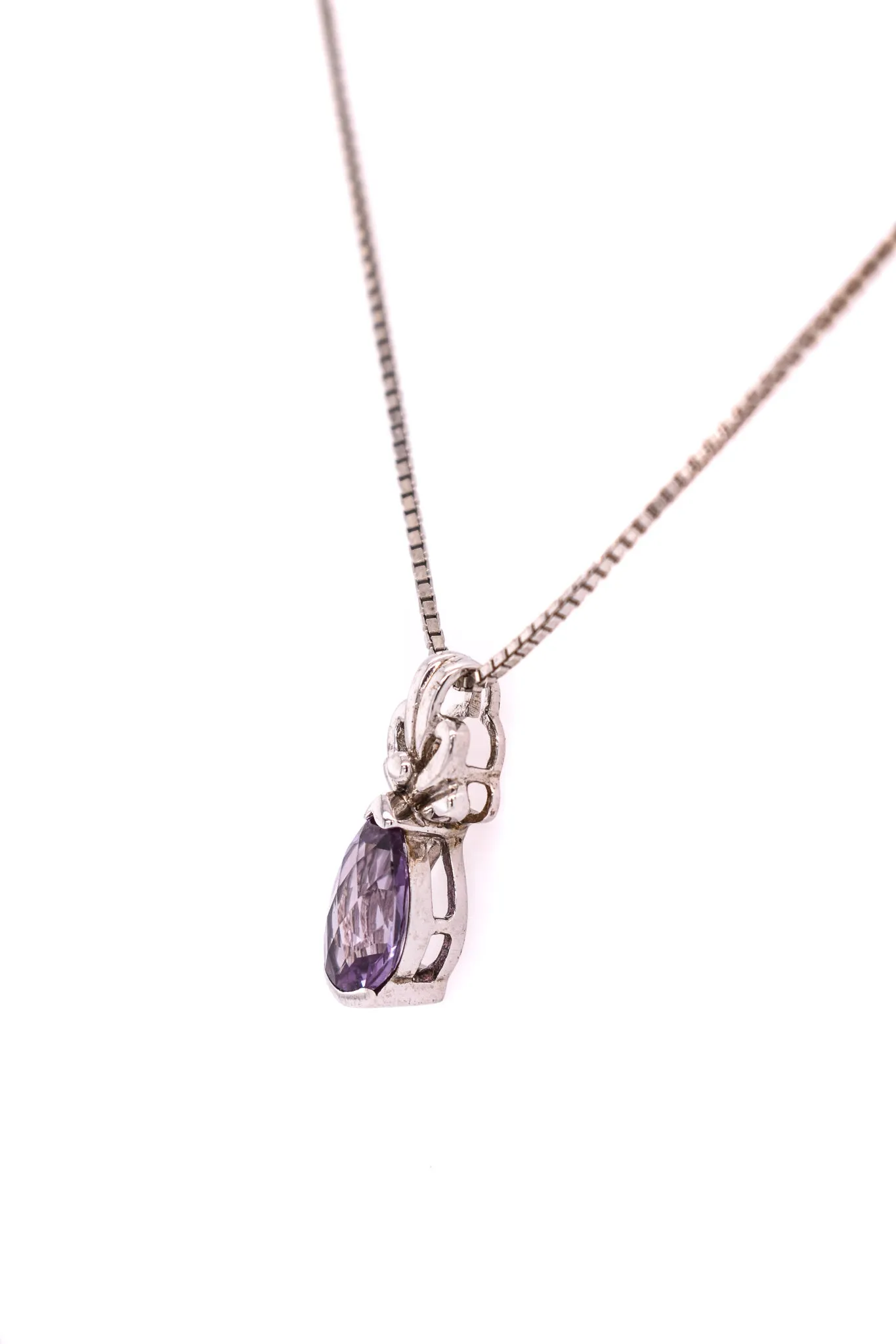 Pear Cut Alexandrite Pendant