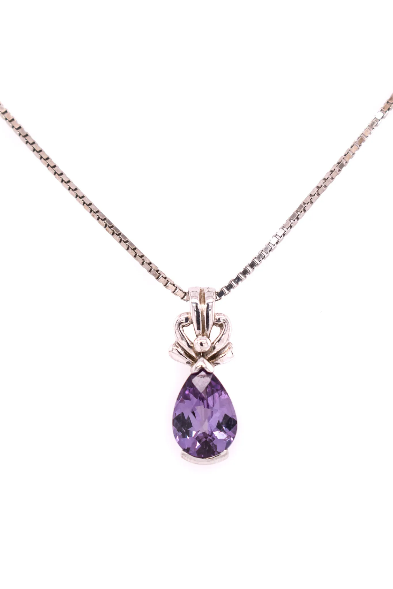 Pear Cut Alexandrite Pendant