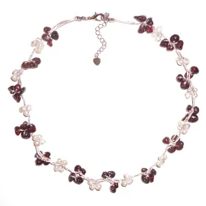 Pearl & Garnet Necklace
