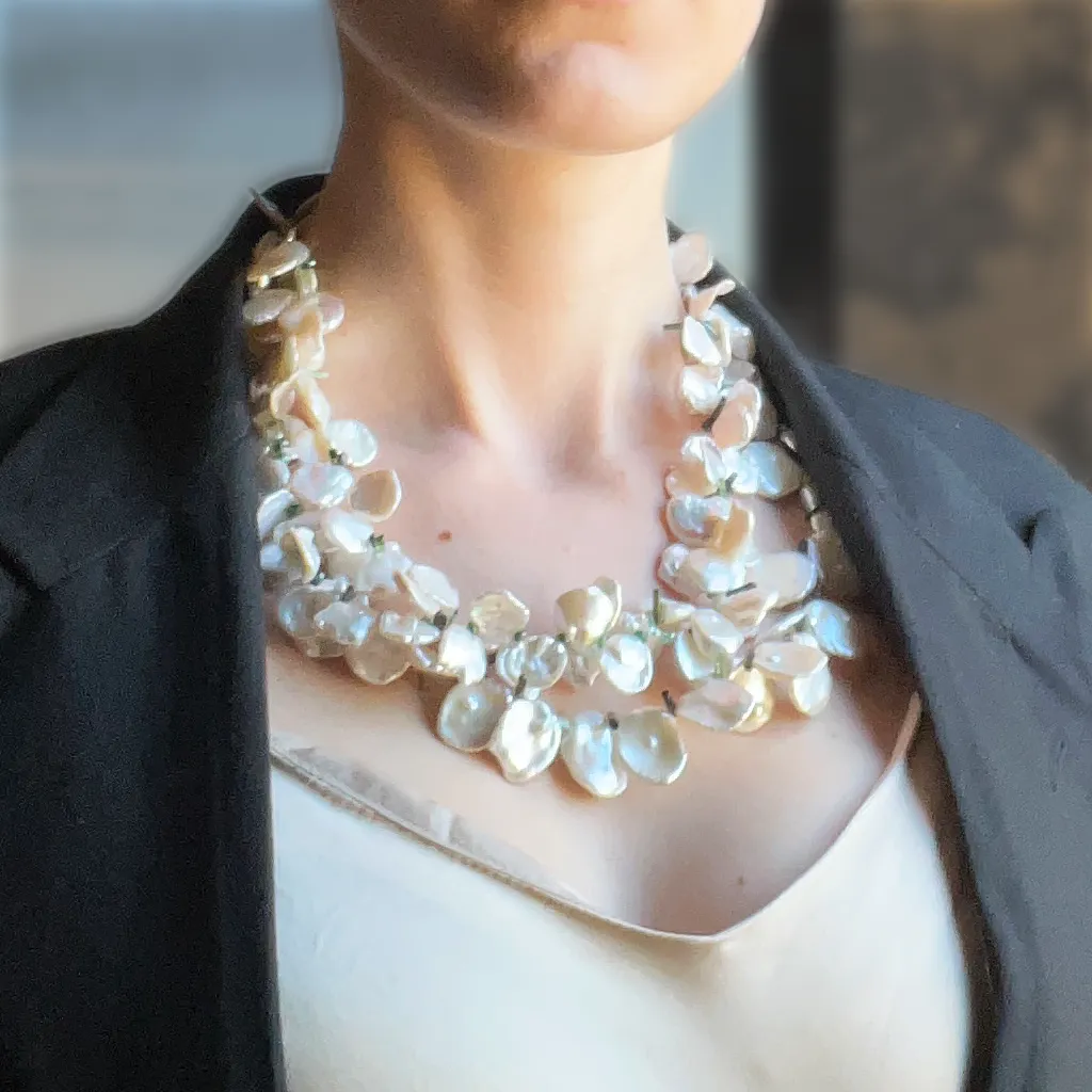 Pearl & Tourmaline Necklace