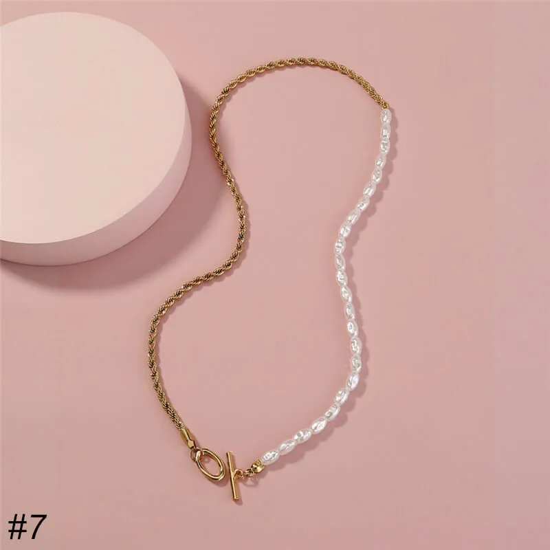 Pearl Chain Necklaces