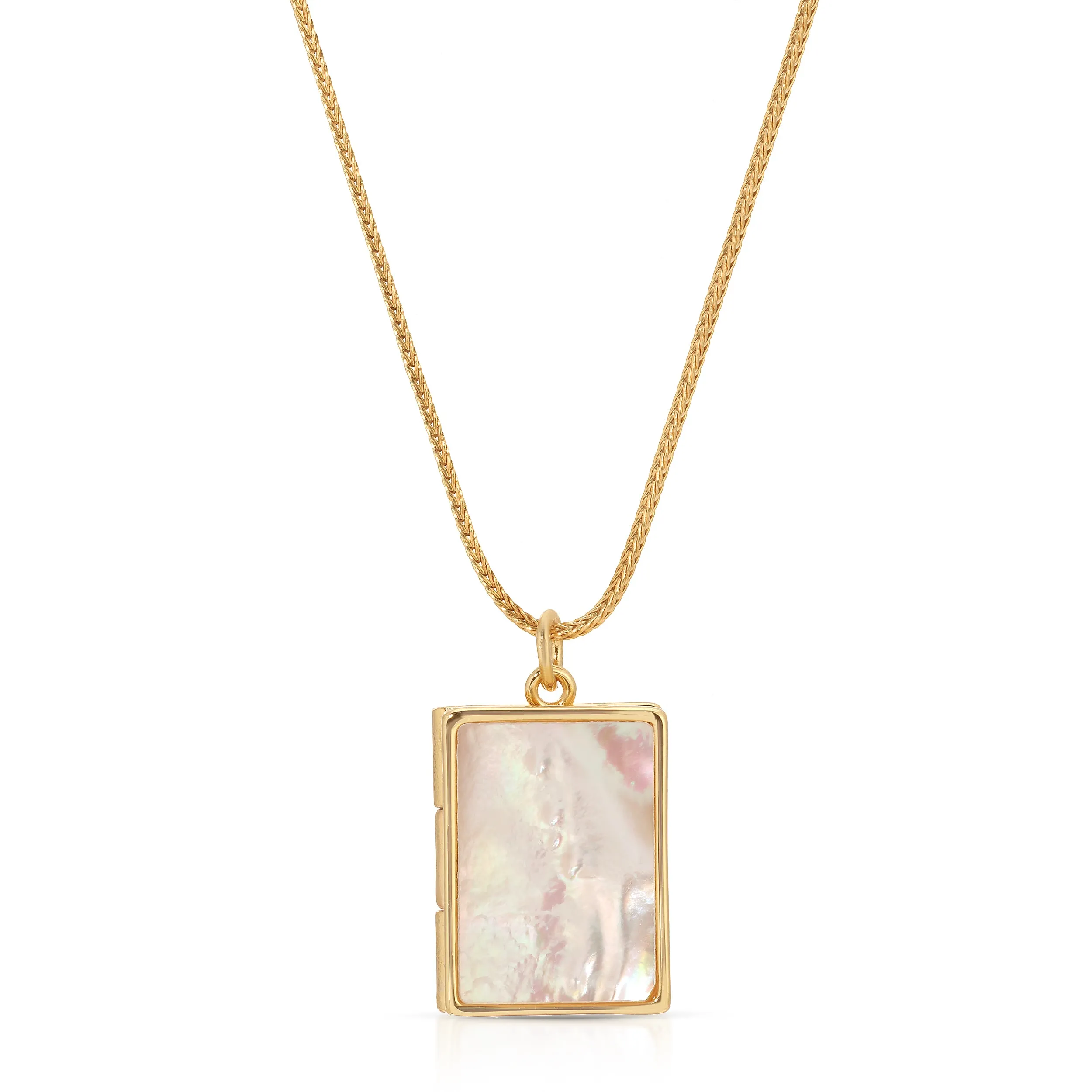 Pearl Locket Necklace